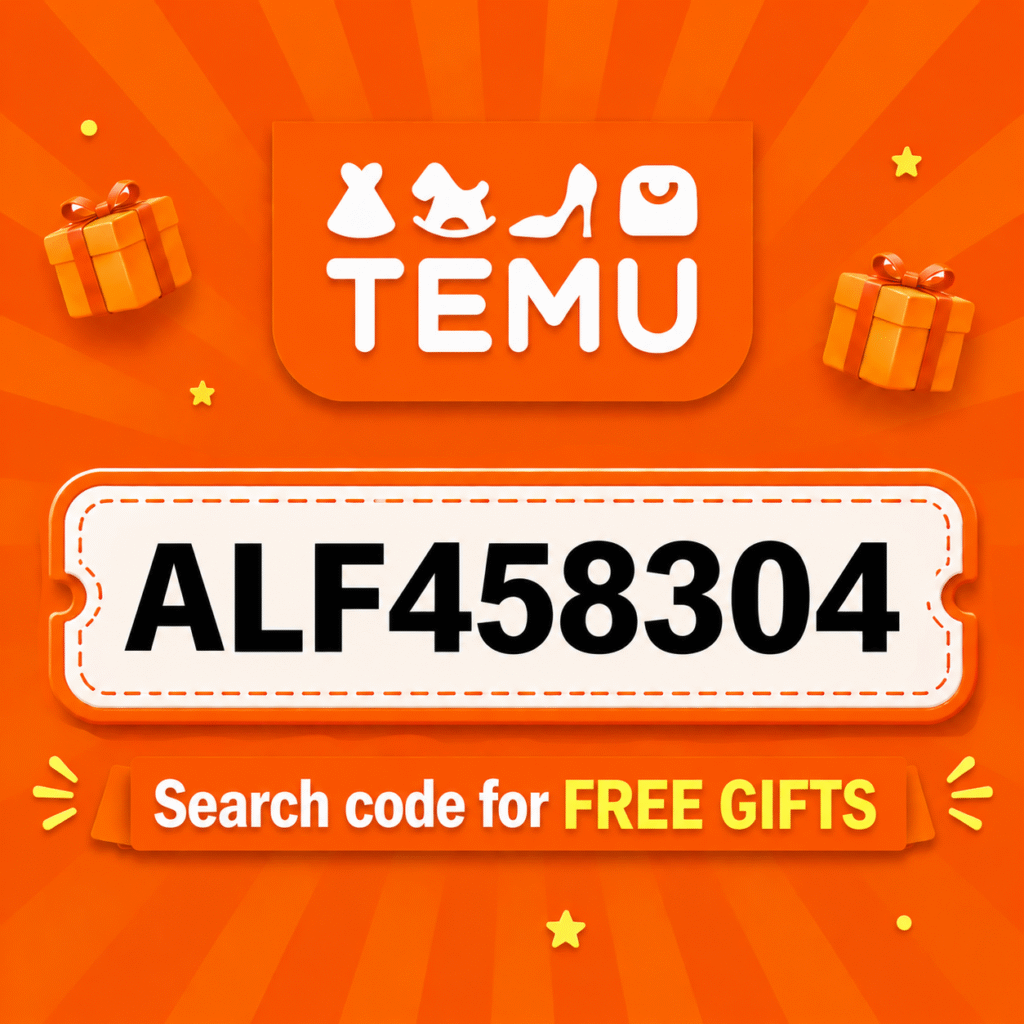 ALF458304 - Temu Promo Code